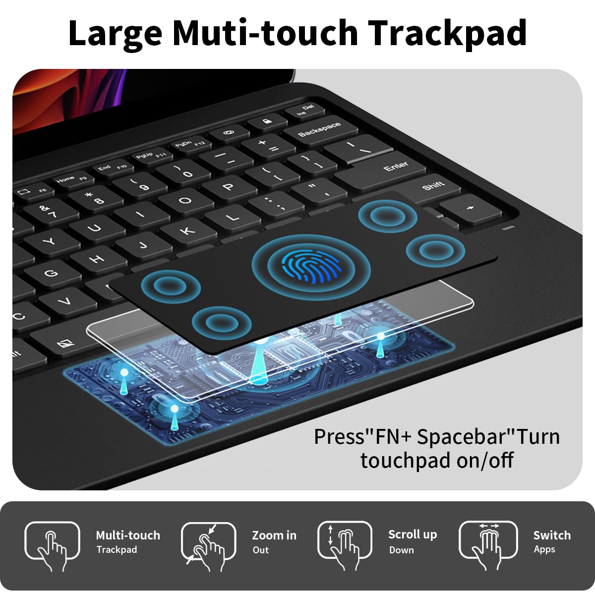 Amazon.co.jp: Sooguard Microsoft Surface Pro 12インチキーボード